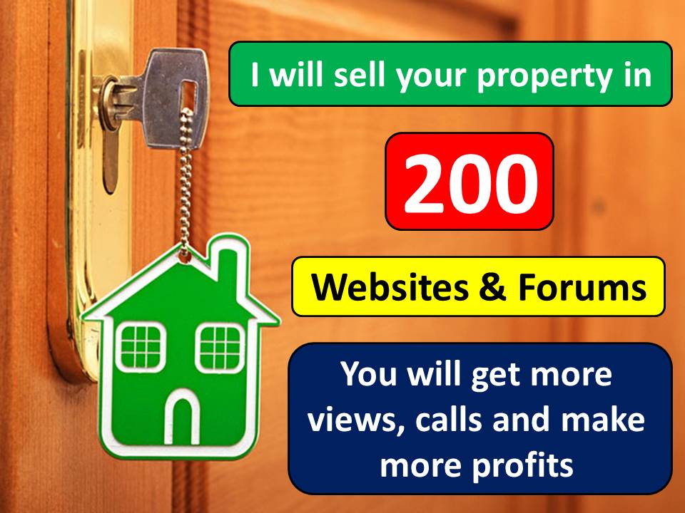 publish your property in 200 website & forum